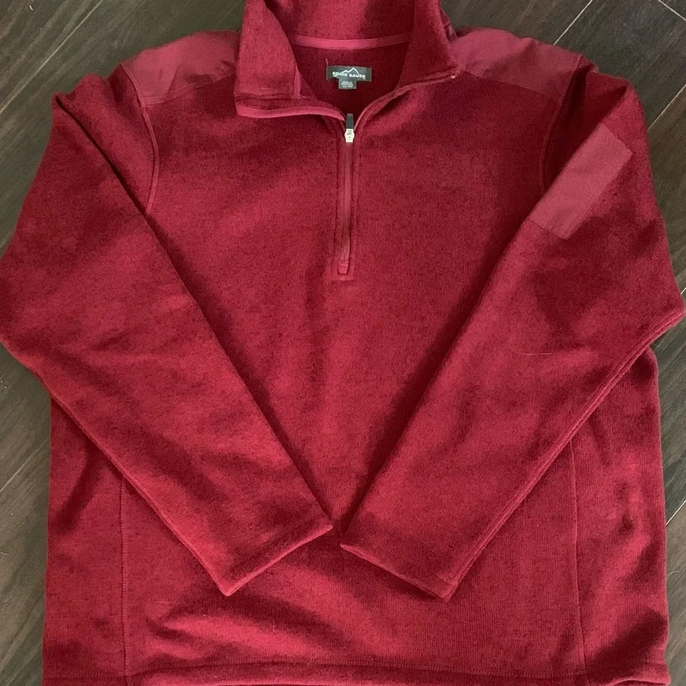 Eddie Bauer Men's Quarter Zip Sweater - Size XXL - Picture 2 of 8